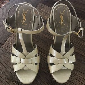 SOLD* YSL Saint Laurent Platform Sandals